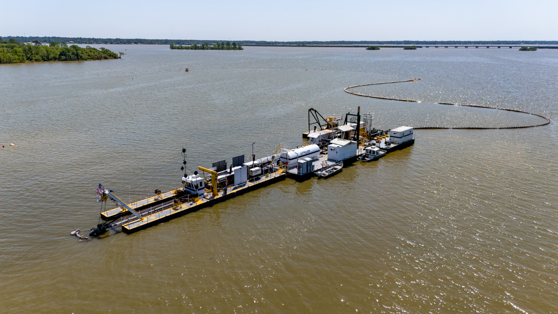 Dredging Progress on Lake Houston and In Austin! - Reduce Flooding