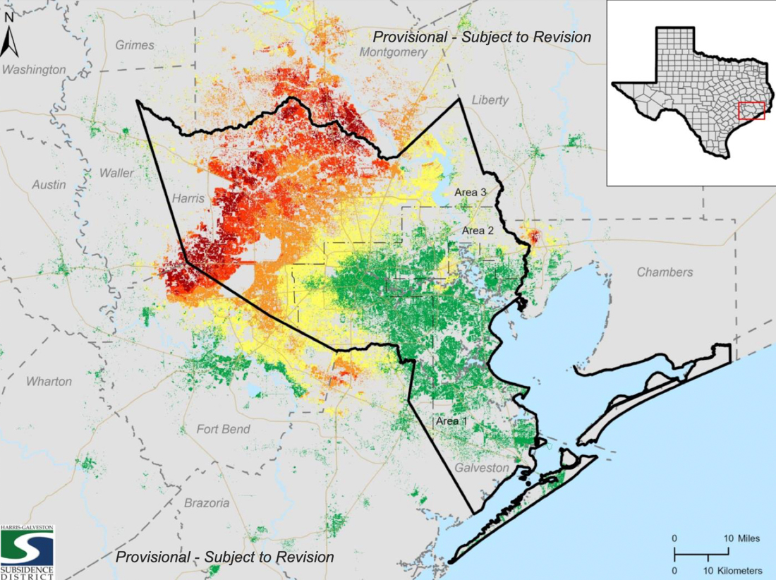 New Study Finds Houston Is Fastest Subsiding City in Country - Reduce ...