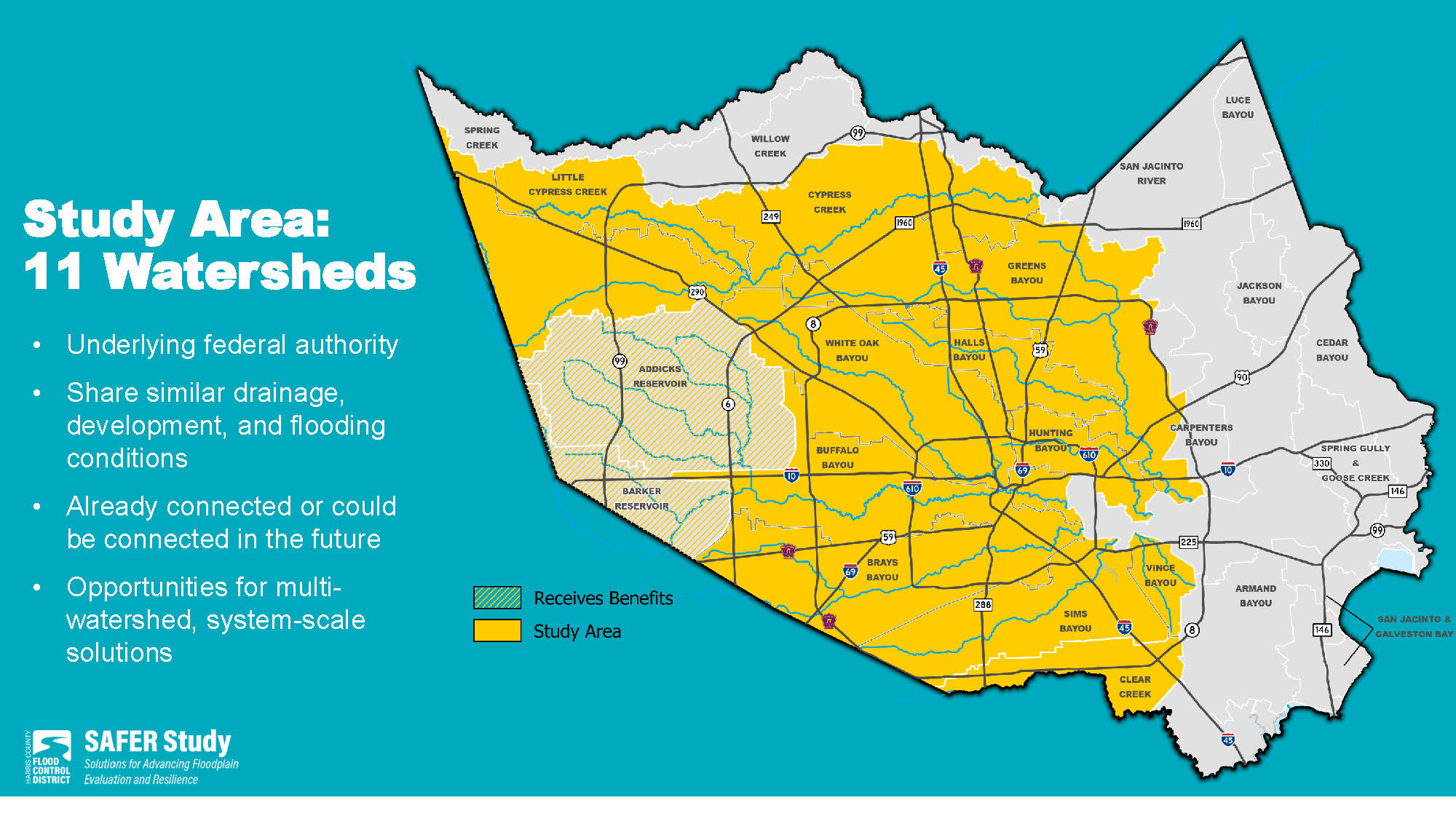 HCFCD's SAFER Study Now Evaluating Alternatives for Tentative Plan ...